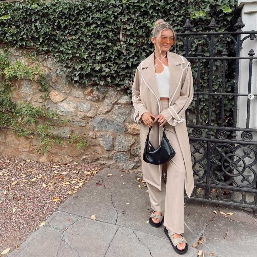 C/MEO Collective Meant To Be Pants Neutral Minimalist Old Money Capsule Parisian